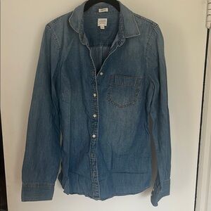 J. crew perfect fit Denim Shirt